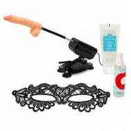 Hauptbild von Lights, Camera, Action – Creator Set mit Sexmaschine, Maske, Gleitgel & Cleaner