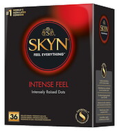 Latexfreie Kondome „Intense Feel“, genoppt