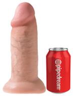 Naturdildo „10" Chubby" mit Saugfuß
