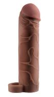 Penishülle mit Hodenring „Perfect 2" Extension with Ball Strap“, verlängert um 5,1 cm