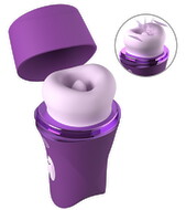 Zungenvibrator „Lush Kiss Plush“ mit saugenden Silikonlippen