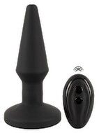 Analplug „RC Inflatable Plug with Vibration“ zum Aufpumpen, 10 Vibrationsmodi