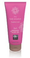 Massage- und Gleitgel „2in1 Raspberry Scent“