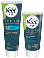 2-teiliges Enthaarungscreme-Set „Veet Men TOTAL PRO“