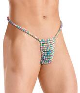 Knabberwäsche „Candy Posing Pouch“ Herrenstring aus Zuckerperlen
