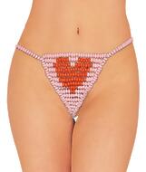 Knabberwäsche „Candy Lovers G-String Herz“ aus Zuckerperlen