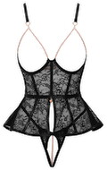 Ouvert-Set aus Spitze mit Wetlook-Details