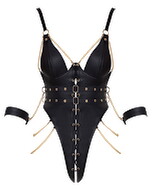 Bondage-Body inklusive Soft-Armfesseln