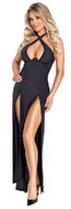 Kleid in Silver-Glamour-Optik