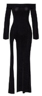 Kleid in Glitzer-Transparenz