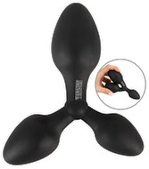 Analplug „Training triple butt plug“ aus Silikon