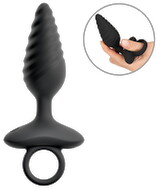 Vibro-Analplug im Spiral-Design