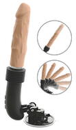 Stoßvibrator „RC Fucking Machine Flesh“ mit abnehmbarem Saugfuß