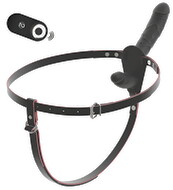 Strap-on „RC Vibrating Double“ mit Außen- und Innen-Vibrator