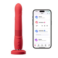 Stoßvibrator „Gravity“ mit abnehmbarem Saugfuß