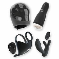 Hauptbild von 4 Toy-Highlights im Advent – Set für Männer mit Masturbator, G-&-P-Spot Vibrator, Penis-/Hodenring & Eichelvibrator