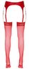 Straps-Strümpfe mit Spitzenrand