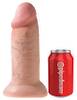 Naturdildo „10" Chubby" mit Saugfuß