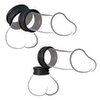 2-teiliges Set Hoden-Penisringe „Max-Width Silicone Rings“