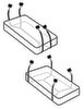 Bettfessel-Set „Wraparound Mattress Restraints“ aus Samt