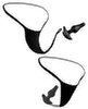 Vibro-String „Remote Bowtie Bikini“ inkl. Analplug, Vibrobullet, kabellose Fernbedienung