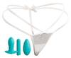 Vibro-Slip „Remote Bow-Tie G-String“ inkl. Vaginalplug, Vibrobullet, kabellose Fernbedienung