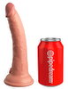 Naturdildo „7“ Dual Density Silicone Cock“ mit extra starkem Saugfuß