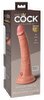 Naturdildo „7“ Dual Density Silicone Cock“ mit extra starkem Saugfuß