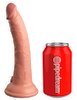 Naturvibrator „7“ Vibrating + Dual Density Silicone Cock with Remote“
