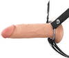 Penishülle „Hollow Silicone Strap-on“ mit Umschnallgurt