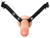 Penishülle „Hollow Silicone Strap-on“ mit Umschnallgurt