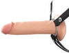 Penishülle „Hollow Silicone Strap-on“ mit Umschnallgurt