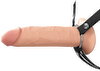Penishülle „Hollow Silicone Strap-on“ mit Umschnallgurt