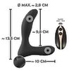 Analvibrator „RC Prostate Plug with Vibration“ mit kabelloser Fernbedienung, 7 Vibrationsmodi