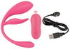 Vibro-Ei „RC Double Pleasure Love Ball“ mit Klitorisvibrator