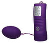 Vibroei „Velvet Purple Pill“ mit Fernbedienung und 4 Vibrationsstufen