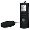 Vibroei „Velvet Black Bullet“ mit Fernbedienung und 4 Vibrationsstufen