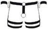 Hüft-Harness mit Penisring & Fesseln