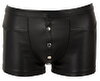 Pants aus stilvollem Lederimitat