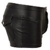 Pants aus stilvollem Lederimitat