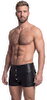 Pants aus stilvollem Lederimitat