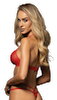 Dessous-Set aus roter Spitze