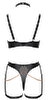 Dessous-Set im Mix aus Netz und Mattlook