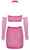 3-teiliges Dessous-Set aus Netz