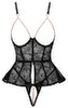 Ouvert-Set aus Spitze mit Wetlook-Details