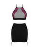 Top plus Straps-Rock „Rosenty“ mit Rosenspitze