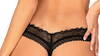Ouvert-String „Medilla“ mit Wimpernspitze