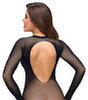 Netz-Catsuit ouvert