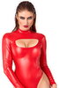 Body im roten Powerwetlook