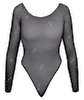 Netz-Body mit Glitzersteinen